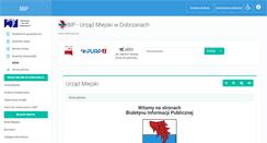 Desktop Screenshot of bip.dobrzany.pl